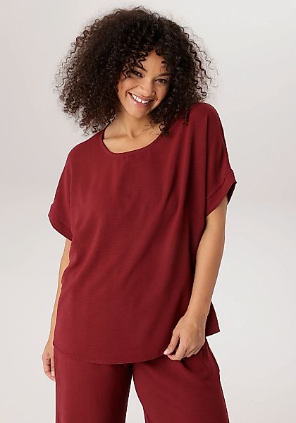 Aniston PLUS Schlupfbluse in weicher Pique-Qualität - NEUE KOLLEKTION günstig online kaufen