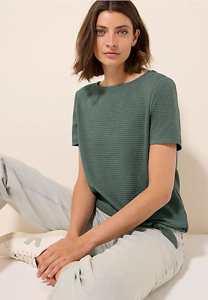 Strukturshirt mit Knoten günstig online kaufen