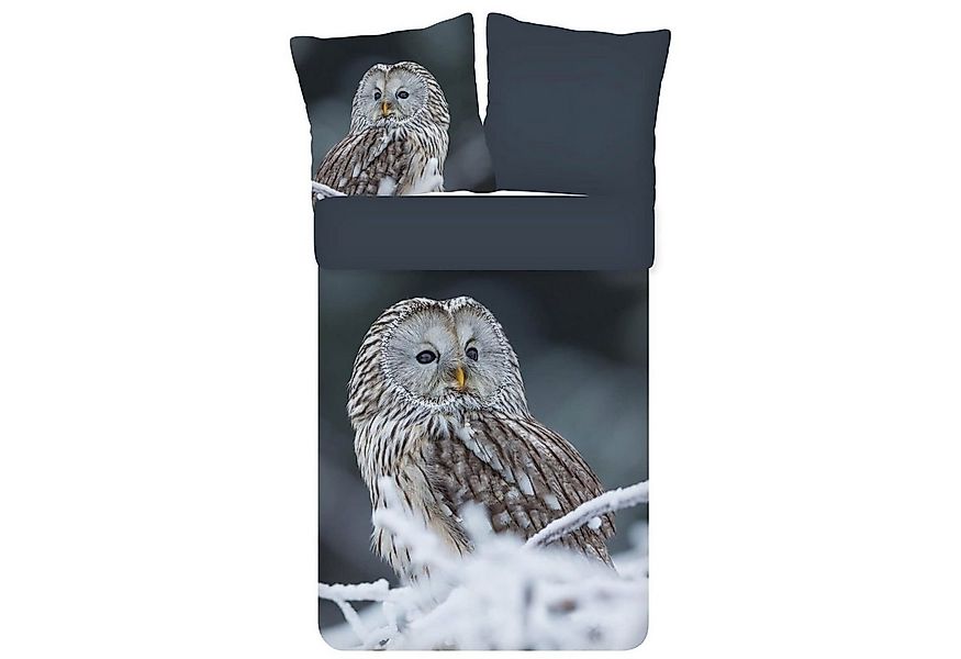 ESPiCO Kinderbettwäsche Bennie Eule Trendy Bedding, Renforcé, 2 teilig, Tie günstig online kaufen