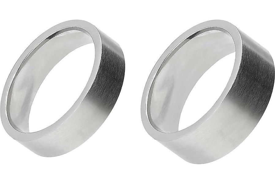 FILANGO Fingerring Edelstahl Ring MATT (Ringe, 1-tlg) günstig online kaufen