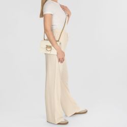 PINKO Schultertasche Love One, Leder günstig online kaufen