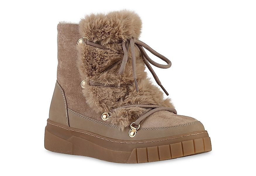 VAN HILL 841331 Winterstiefelette Damen Warm Gefüttert Winter Boots Stiefel günstig online kaufen