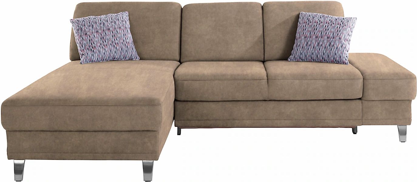 sit&more Ecksofa »Clio L-Form« wahlweise mit Bettfunktion oder Vorziehsitz günstig online kaufen