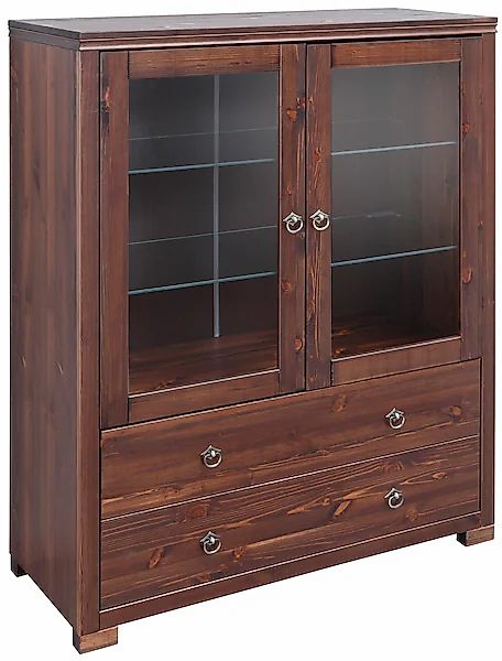 Home affaire Highboard »Gotland«, Vitrine, Breite 101 cm, Türen mit Glasein günstig online kaufen