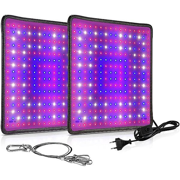MUPOO Pflanzenlampe LED Pflanzenleuchte,256LEDs Vollspektrum LED günstig online kaufen