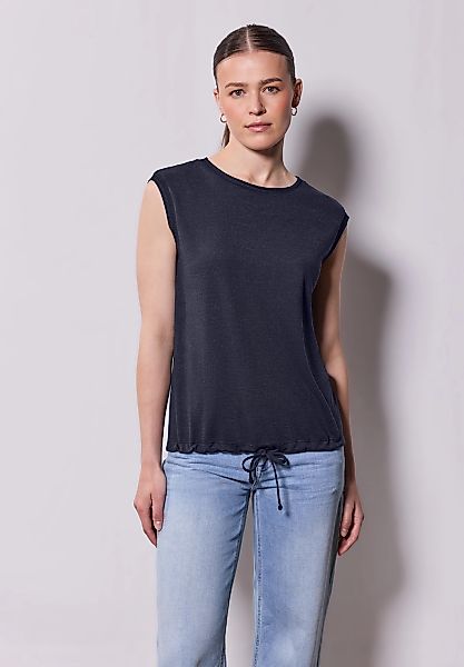 STREET ONE STUDIO T-Shirt, mit Elastiksaum und Tunnelzug günstig online kaufen