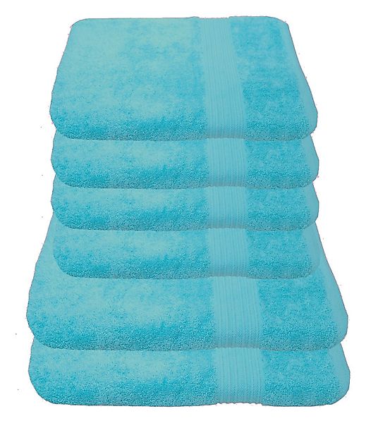 Julie Julsen Handtücher 6-Handtücher-Babyblau, Baumwolle (6-St) günstig online kaufen