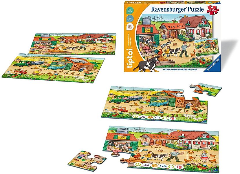 Ravensburger Puzzle tiptoi® Puzzle für kleine günstig online kaufen