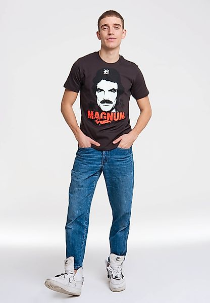 LOGOSHIRT T-Shirt "MAGNUM" mit großem Front-Print günstig online kaufen