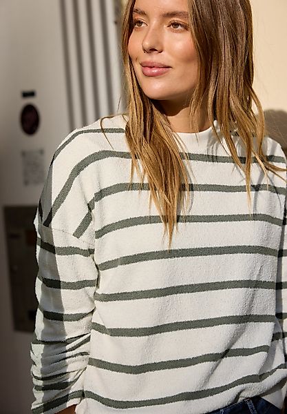STREET ONE STUDIO Langarmshirt im Streifendesign günstig online kaufen