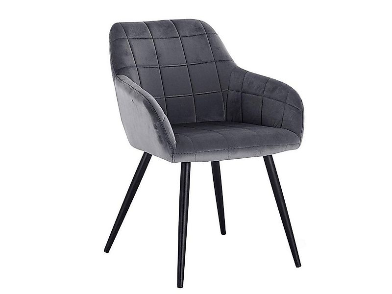 Woltu Esszimmerstuhl (1 St), Polsterstuhl mit Armlehne, Metallbeine günstig online kaufen