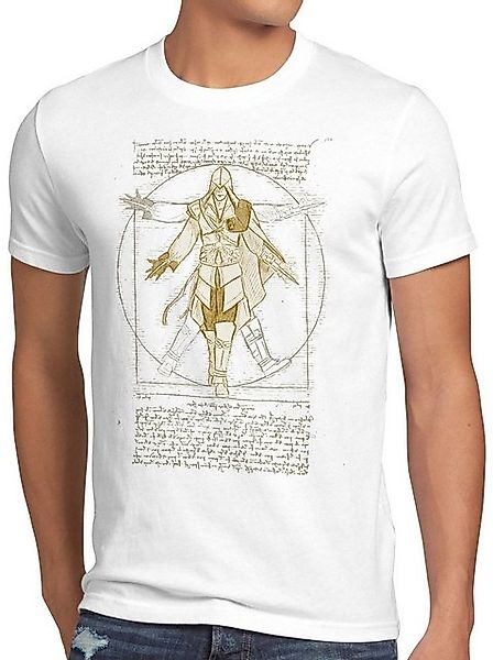 style3 T-Shirt Vitruvianischer Assassine desmond miles assasins creed günstig online kaufen