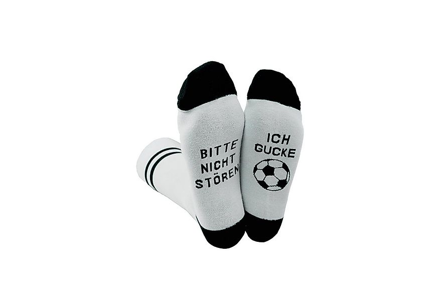 Grafik Werkstatt Socken Coole Socke Ich Gucke Fußball, bitte nicht stören - günstig online kaufen