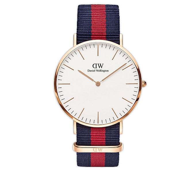 Daniel Wellington Quarzuhr Classic Oxford Rose Gold Armbanduhr 40 mm DW0010 günstig online kaufen