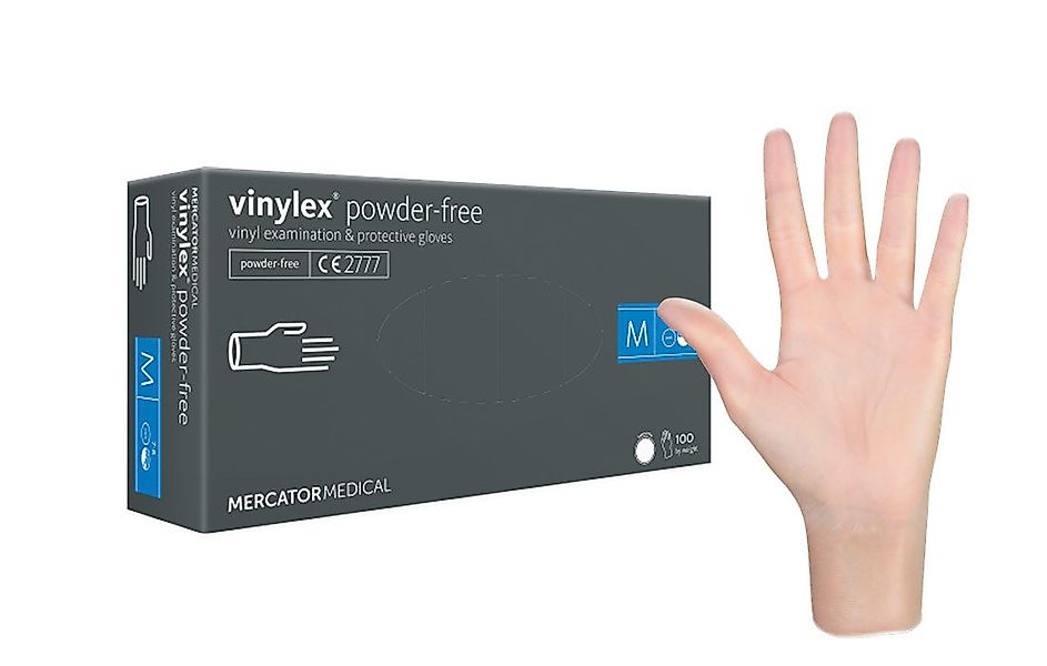 MERCATOR MEDICAL Einweghandschuhe Vinylex Einmalhandschuhe - günstig online kaufen