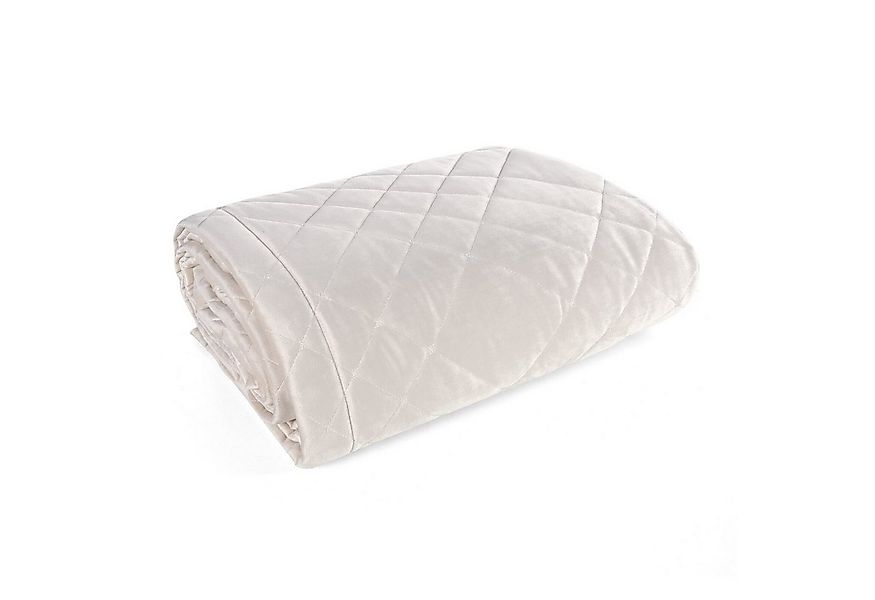 Eurofirany Tagesdecke RIA, Elegante Tagesdecke Velvet Sesseldecke Sofadecke günstig online kaufen