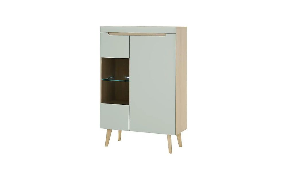 Wohnwand  Malaren ¦ grün ¦ Maße (cm): B: 290 H: 197 Kommoden & Sideboards > günstig online kaufen