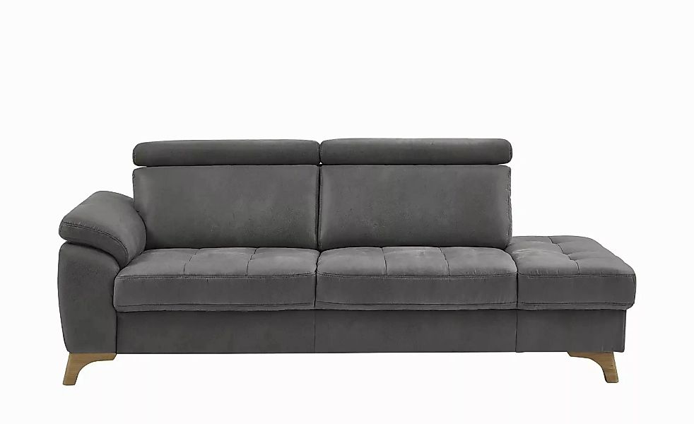 meinSofa Recamiére  Chloris ¦ grau ¦ Maße (cm): B: 221 H: 107 T: 102.0 Pols günstig online kaufen