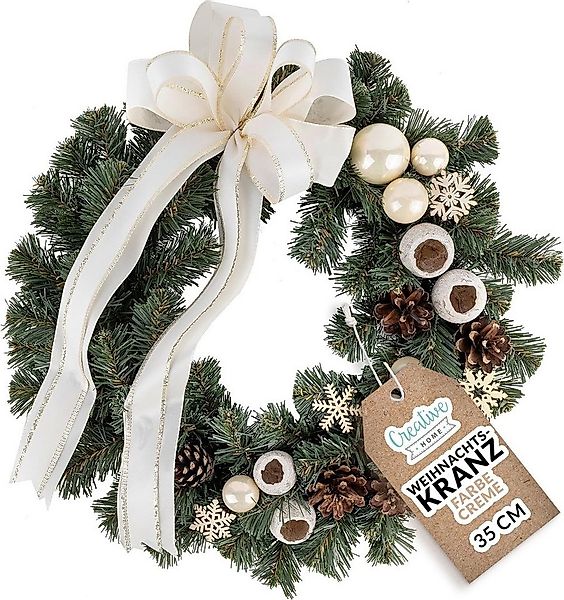 Kunstkranz Weihnachtskranz Türkranz Weihnachten Künstlich Durchmesser 35 cm günstig online kaufen