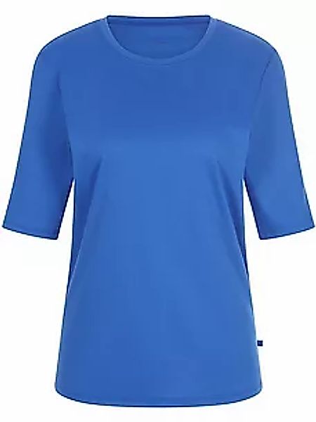 Pyjama-Shirt Rundhals-­Ausschnitt Calida blau günstig online kaufen