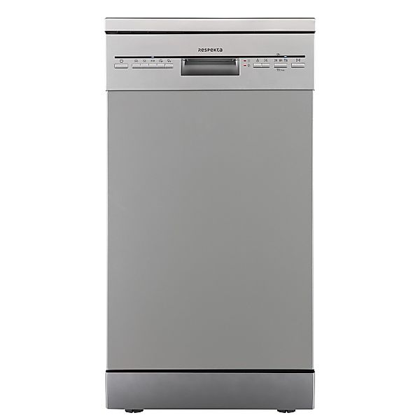 Respekta Unterbau-Geschirrspüler Bena 45 cm Silber günstig online kaufen