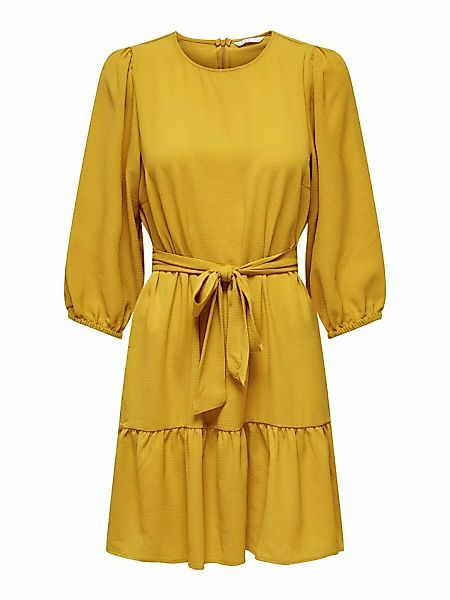 ONLY Puffärmel Kleid Damen Gelb günstig online kaufen