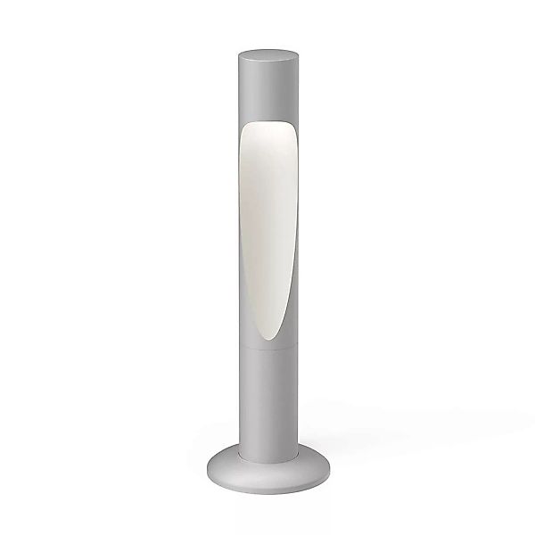 Louis Poulsen - Flindt LED Pollerleuchte kurz mit Fußplatte - aluminium/H x günstig online kaufen