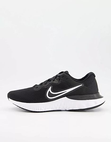 Nike Running – Renew Run 2 – Sneaker in Schwarz und Weiß günstig online kaufen