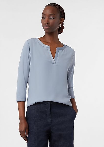 Comma Shirttop T-Shirt mit 3/4-Ärmeln und günstig online kaufen