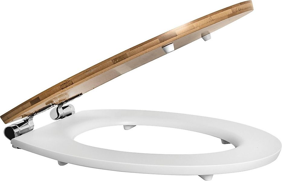 CORNAT WC-Sitz Ligna, Absenkautomatik, hochwertiges Echtholz & MDF - Bambus günstig online kaufen