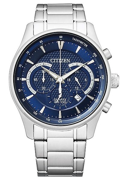 Citizen Quarzuhr Stahl/Blau günstig online kaufen