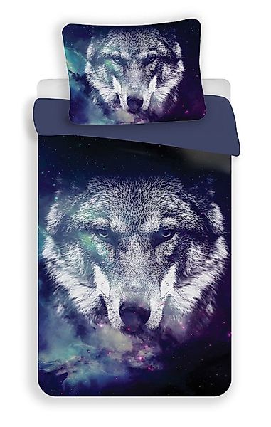 Jerry Fabrics Bettwäsche Blue Wolf Kuschelige günstig online kaufen