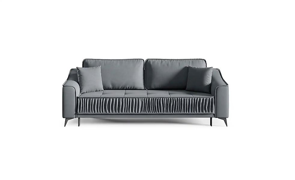 Selsey Schlafsofa Louisos   ¦ grau ¦ Maße (cm): B: 249 H: 100 Polstermöbel günstig online kaufen