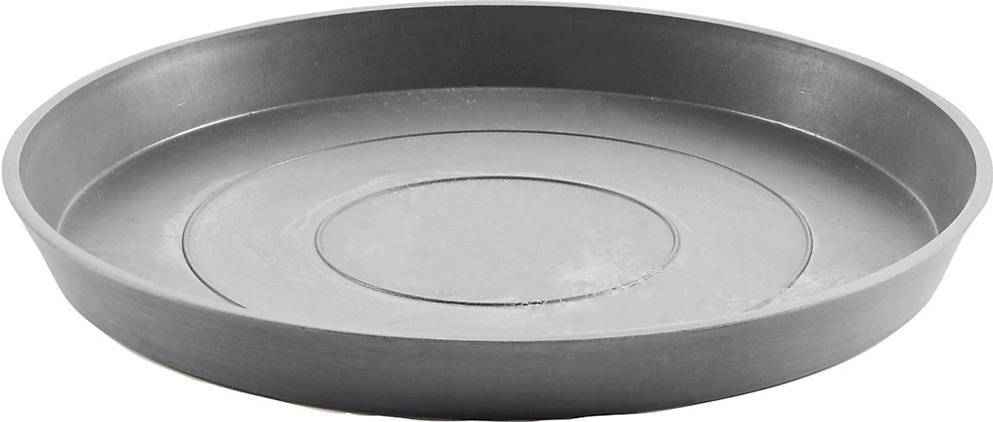 ECOPOTS Blumentopfuntersetzer "ROUND SAUCER Grey", BxTxH: 50,5x50,5x3,5 cm günstig online kaufen