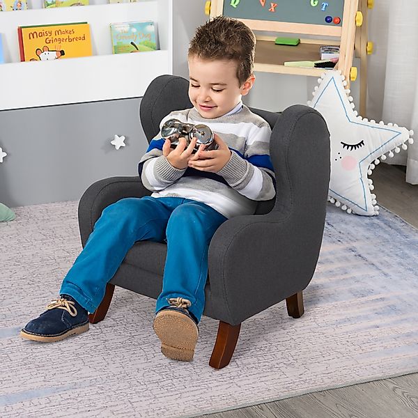 HOMCOM Kindersessel Kindersofa Kindercouch für 3-6 jahre alt, Holzbeine, Gr günstig online kaufen
