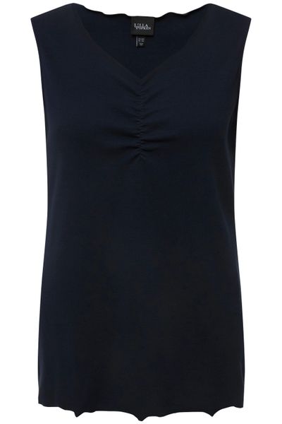 Ulla Popken Longtop Ripptop Wellenkanten Slim günstig online kaufen