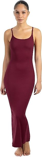 Smilodox Maxikleid Aveline, figurbetontes Rippstrickkleid mit Spaghettiträg günstig online kaufen