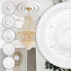 Hexim Perfect Wanddekoobjekt B3061 (Stuckrosette aus günstig online kaufen