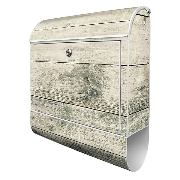 Banjado Design Briefkasten Weiß Pulverbeschichtet 39x47x14cm 2 Schlüssel Mi günstig online kaufen