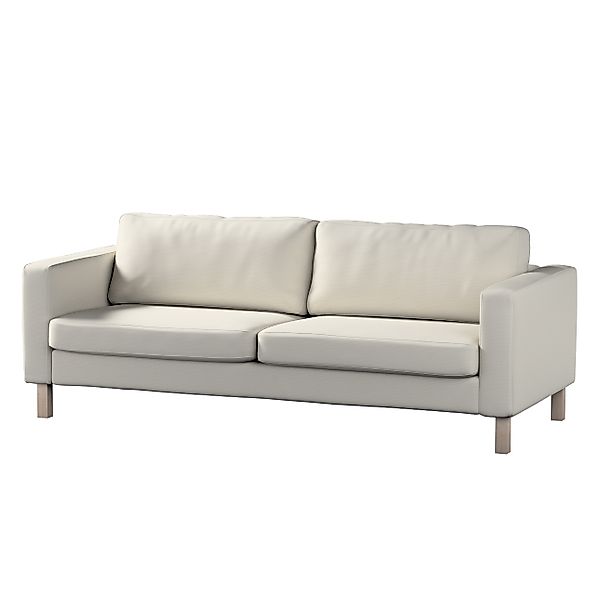 Bezug für Karlstad 3-Sitzer Sofa nicht ausklappbar, kurz, hellgrau , Bezug günstig online kaufen