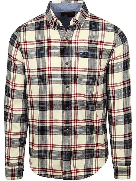 Superdry Karohemd Lumberjack Off White - Größe M günstig online kaufen