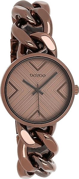 OOZOO Quarzuhr Damenuhr C11129 Bronzefarben Kettenband 34 mm C11129 günstig online kaufen
