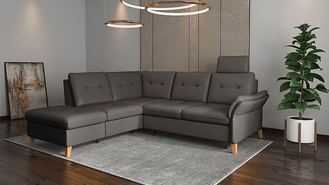 sit&more Ecksofa "Göteborg", inkl. Sitztiefenverstellung, wahlweise mit Bet günstig online kaufen