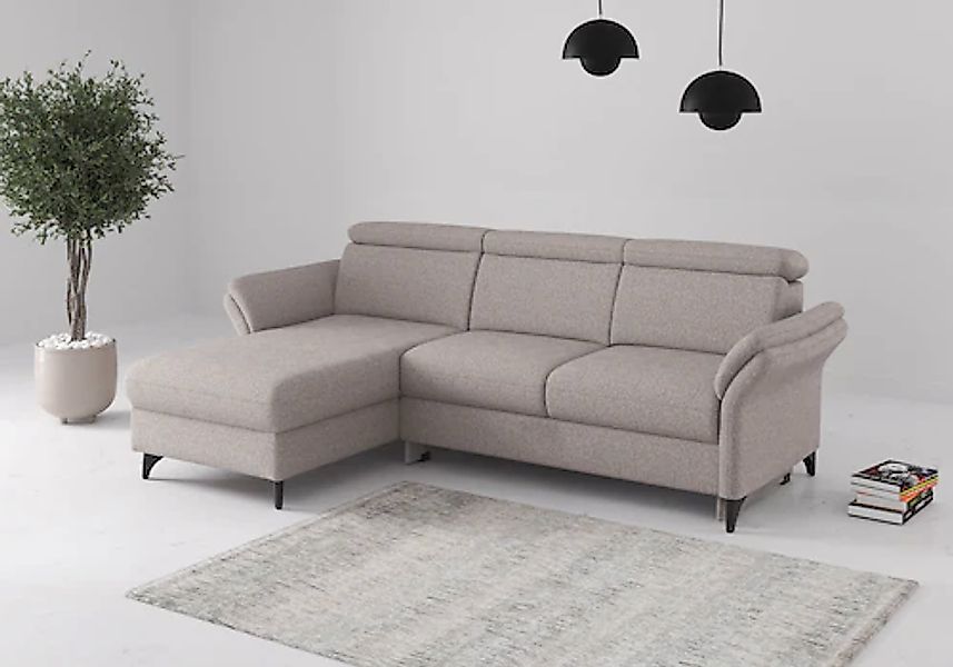 sit&more Ecksofa »Glendale« inkl. Kopfteilverstellung,wahlweise mit Vorzieh günstig online kaufen