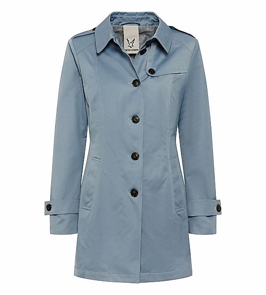 Fuchs Schmitt Kurzmantel Lightweight Cotton, Regular Fit, Schulterklappen günstig online kaufen