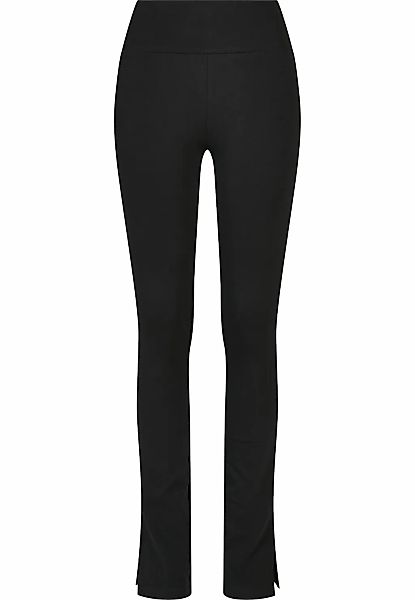 URBAN CLASSICS Leggings "Urban Classics Damen Ladies High Waist Side Slit L günstig online kaufen