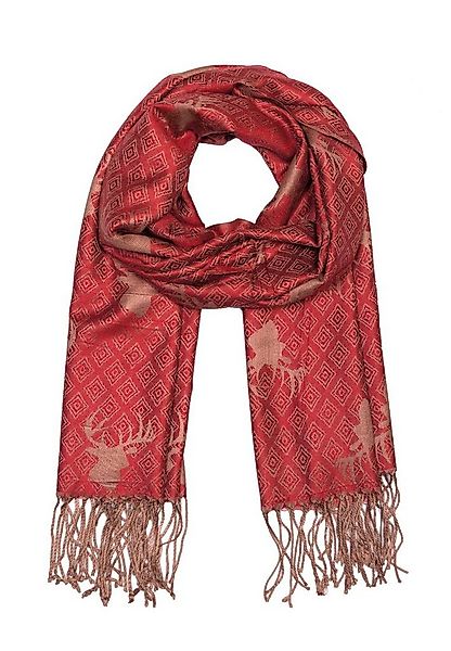 Goodman Design Modeschal Schal Hirsch mit Fransen, sehr hochwertige Verarbe günstig online kaufen