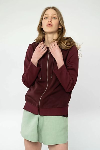 LORENA Comfy Zipper Jacke aus Bio Baumwolle günstig online kaufen