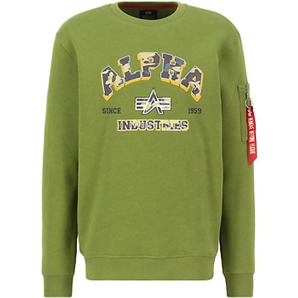 Alpha  Sweatshirt College Camo Sweater - moss green günstig online kaufen