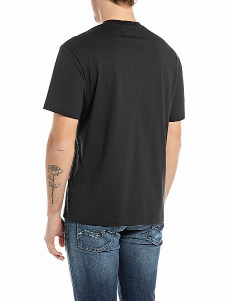 Replay T-Shirt mit Marken-Print auf der Brust günstig online kaufen